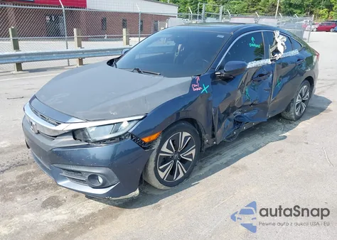 2017 Honda Civic Ex-L from USA, damaged, VIN 19XFC1F77HE008417